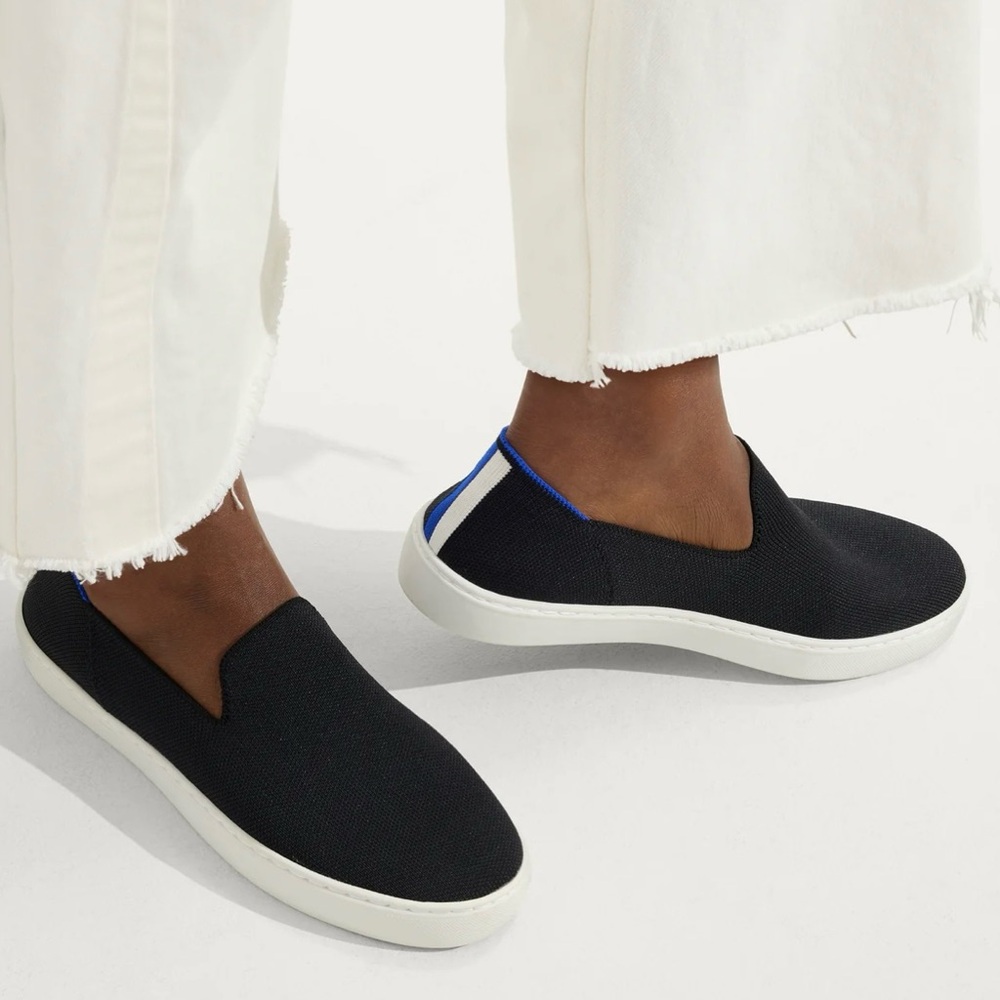 Rothy’s The Original Slip-On Shoes in Black Solid